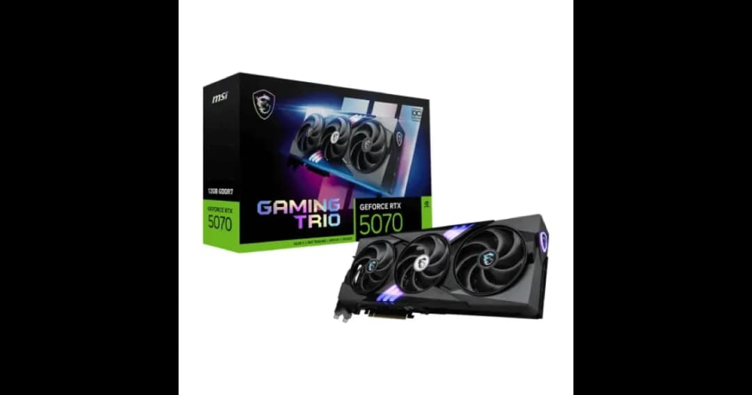 MSI GeForce RTX 5070 12G GAMING TRIO OC GDDR7 Graphics Card