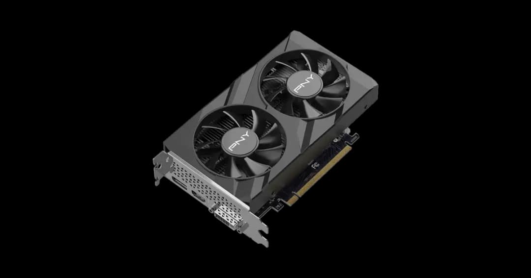 PNY GeForce RTX 3050 6GB VERTO Dual Fan GDDR6 Graphics Card