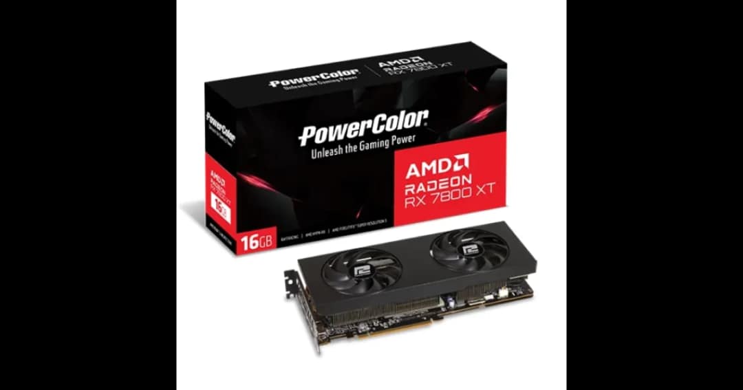 PowerColor AMD Radeon RX 7800 XT 16GB GDDR6 Graphics Card