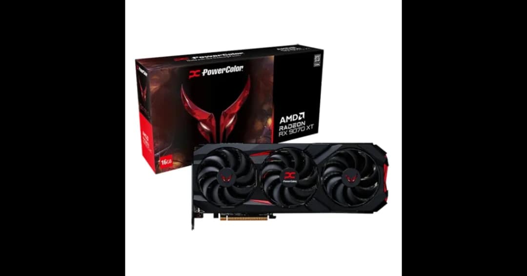 PowerColor Red Devil AMD Radeon RX 9070 16GB GDDR6 Graphics Card
