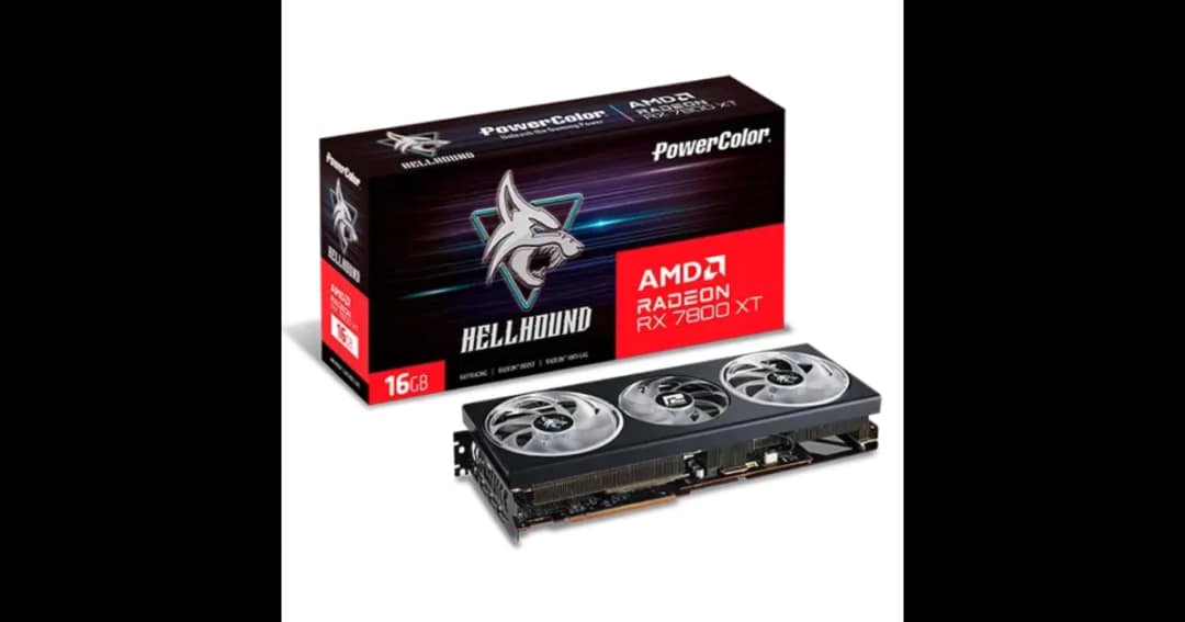 PowerColor Hellhound AMD Radeon RX 7800 XT 16GB GDDR6 Graphics Card