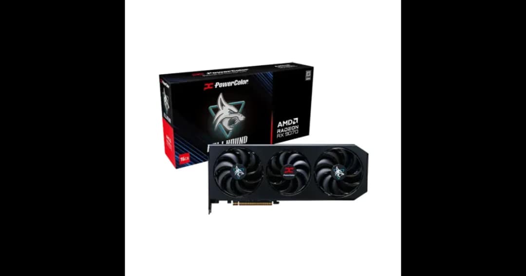 PowerColor Hellhound AMD Radeon RX 9070 16GB GDDR6 Graphics Card