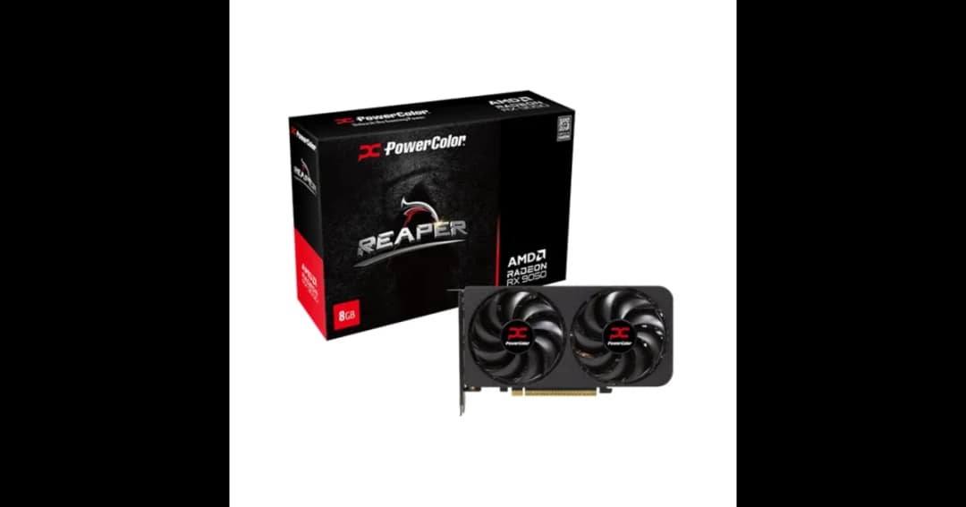PowerColor Reaper AMD Radeon RX 9050 8GB GDDR6 Graphics Card