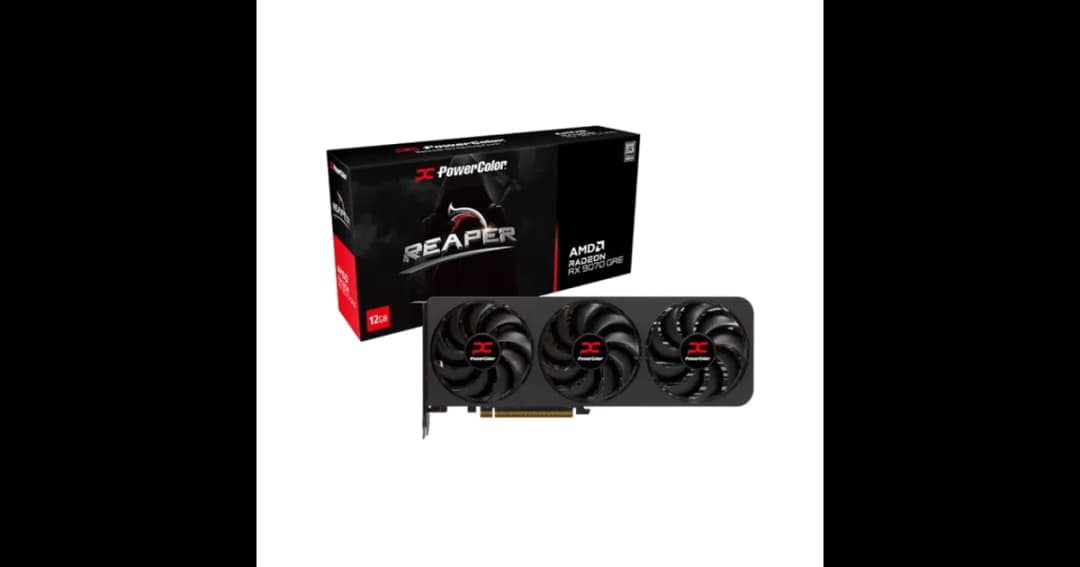 PowerColor Reaper AMD Radeon RX 9070 GRE 12GB GDDR6 Graphics Card