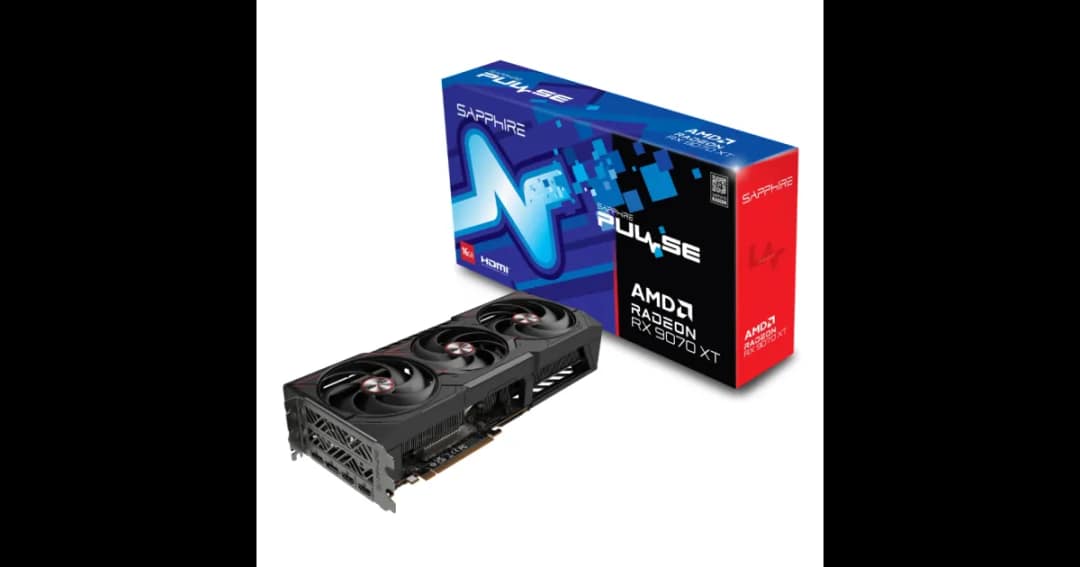 Sapphire Pulse AMD Radeon RX 9070 XT Gaming 16GB GDDR6 Graphics Card