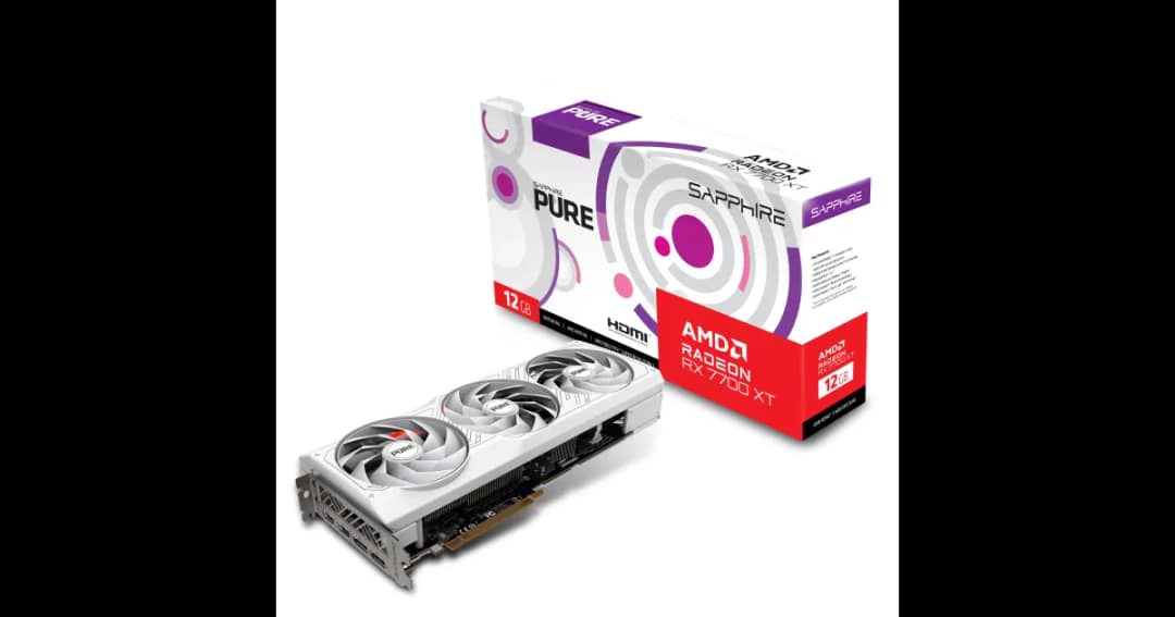 Sapphire PURE AMD Radeon RX 7700 XT GAMING OC 12GB GDDR6 Graphics Card