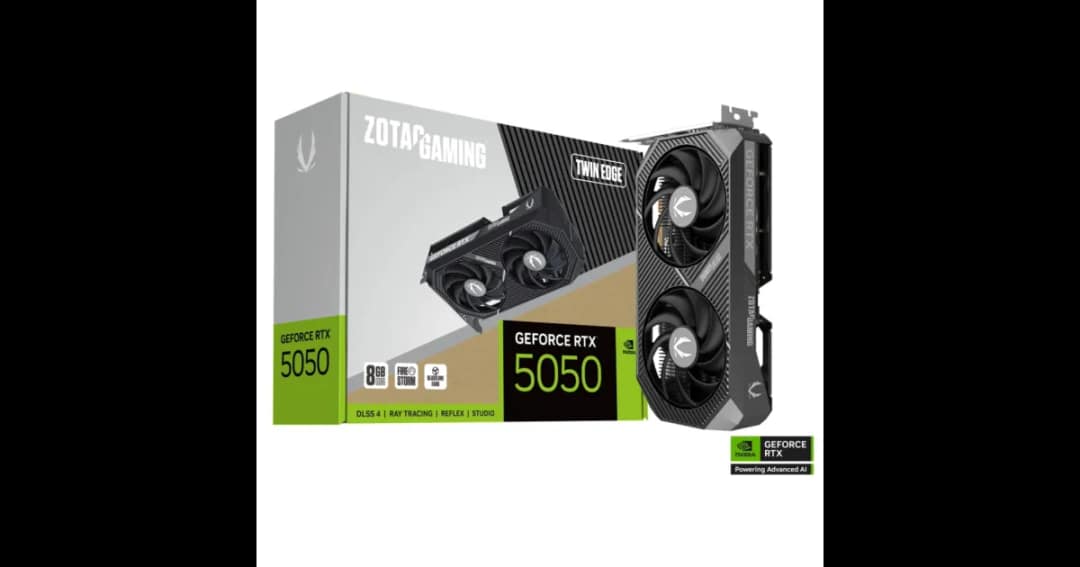 ZOTAC GAMING GeForce RTX 5050 Twin Edge 8GB GDDR6 Graphics Card