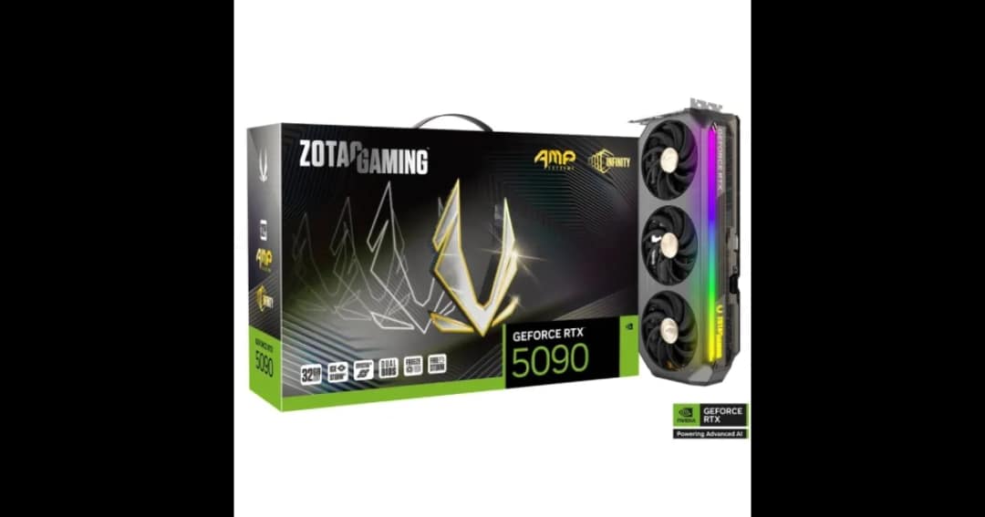 ZOTAC GAMING GeForce RTX 5090 AMP Extreme INFINITY 32GB GDDR7 Graphics Card