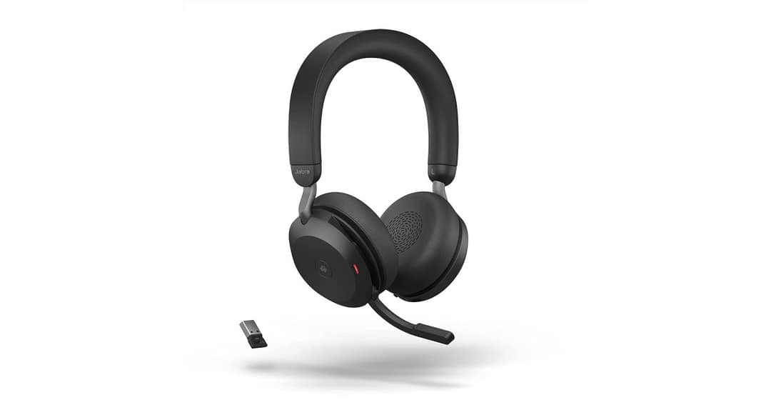 Jabra Evolve2 75 MS DUO Bluetooth & USB Type A Head Set Black (Without Stand)