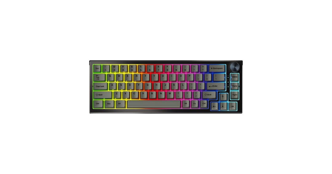 Fantech MAXFIT67 MK858 RGB Kailh Box White Switch Mechanical Hotswap Keyboard