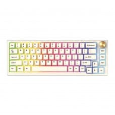 Fantech MAXFIT67 MK858 Space Edition RGB Pre-Lubed Gateron Milky Yellow Switch Mechanical Hotswap Keyboard
