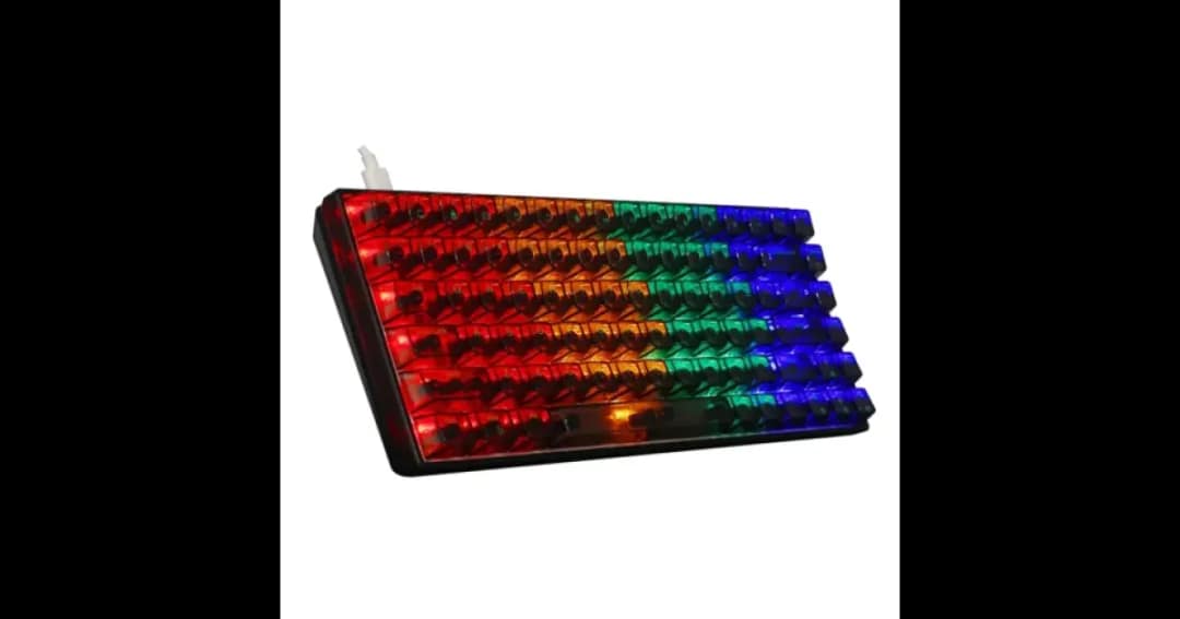 Jedel KL-123 Transparent RGB Mechanical Keyboard