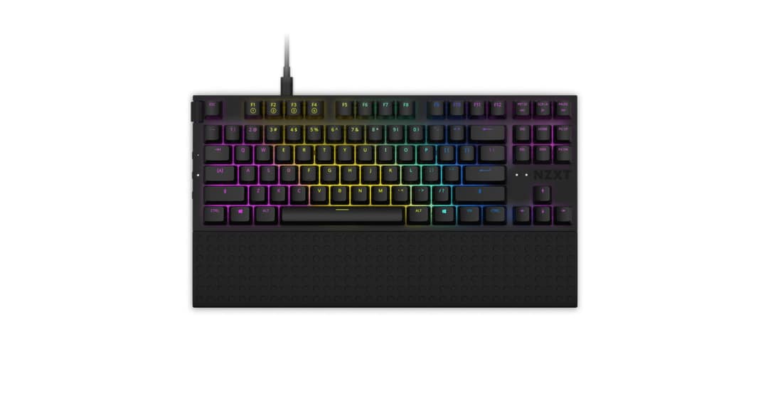 NZXT Function Tenkeyless RGB Mechanical Gaming Keyboard