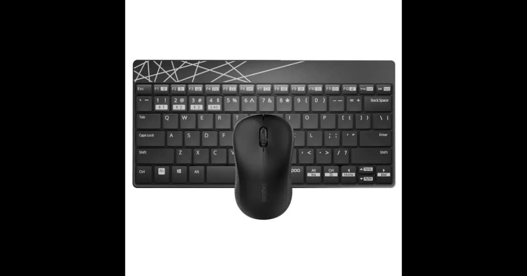 Rapoo 8000M Multi-mode Wireless Keyboard and Mouse Combo