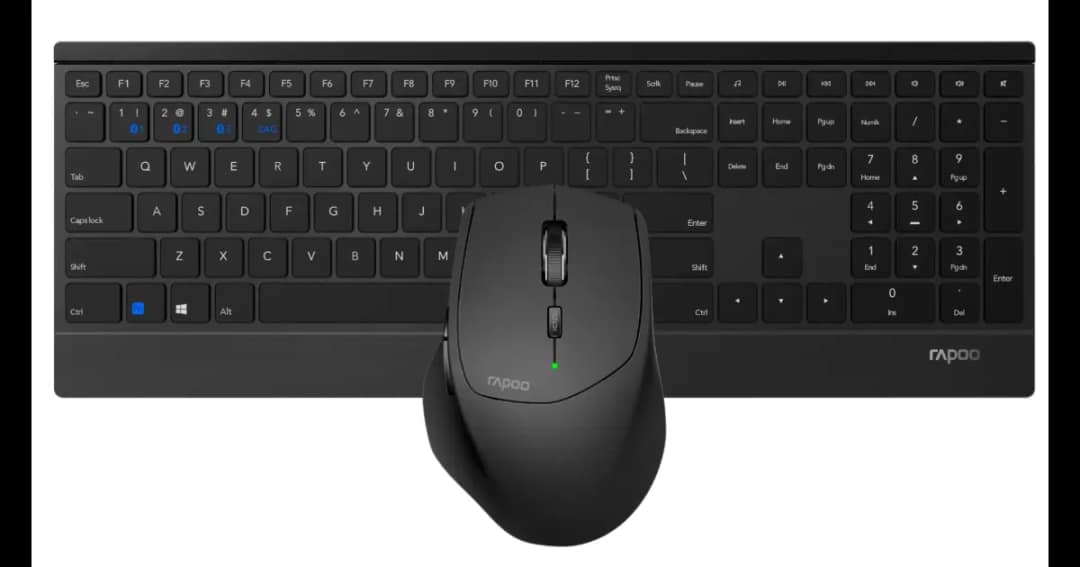 Rapoo 9500M Multi-mode Wireless Keyboard & Mouse Combo