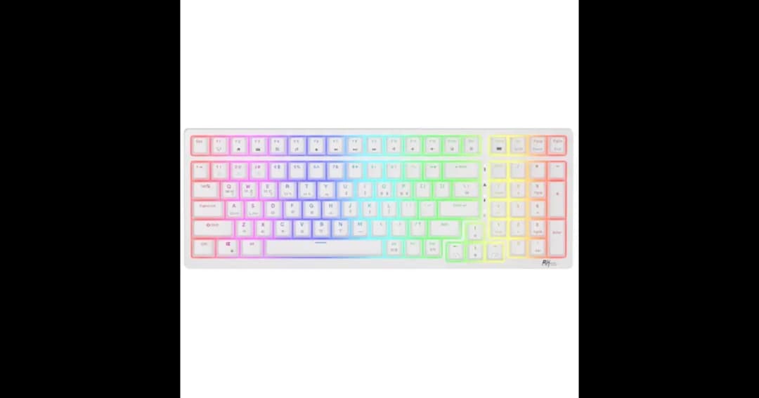 Royal Kludge RK98 RGB Hot-Swappable Tri-Mode Red Switch Wireless Mechanical Keyboard (KRK2109)