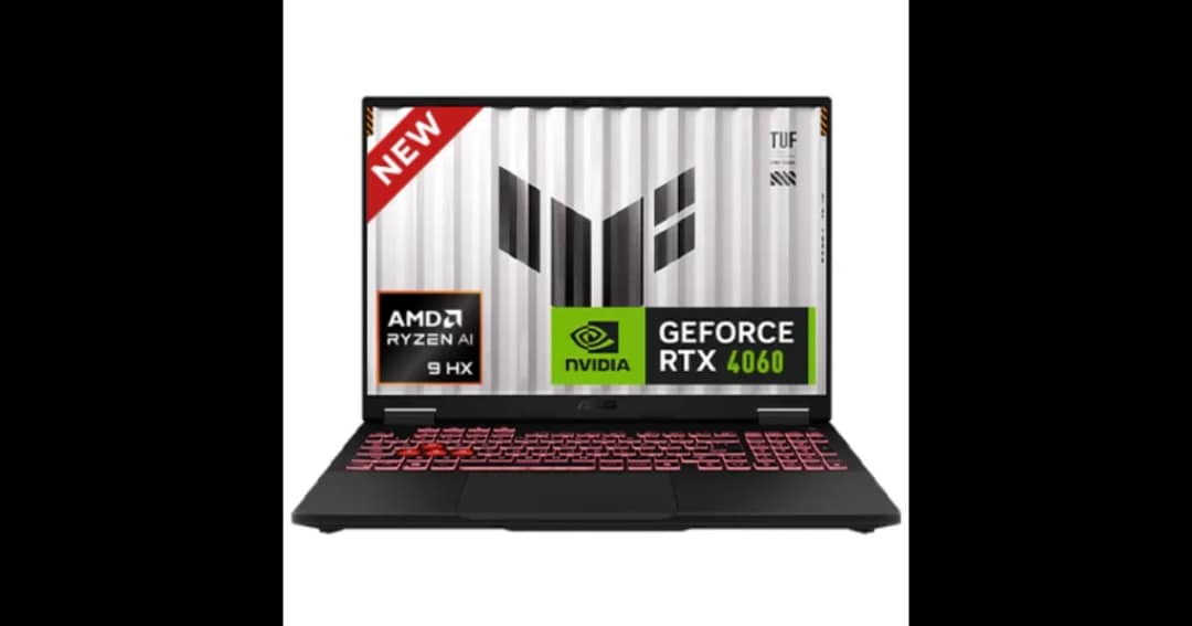 ASUS TUF Gaming A16 FA608WV Ryzen AI 9 HX 370 RTX 4060 8GB Graphics 16" 2.5K Laptop