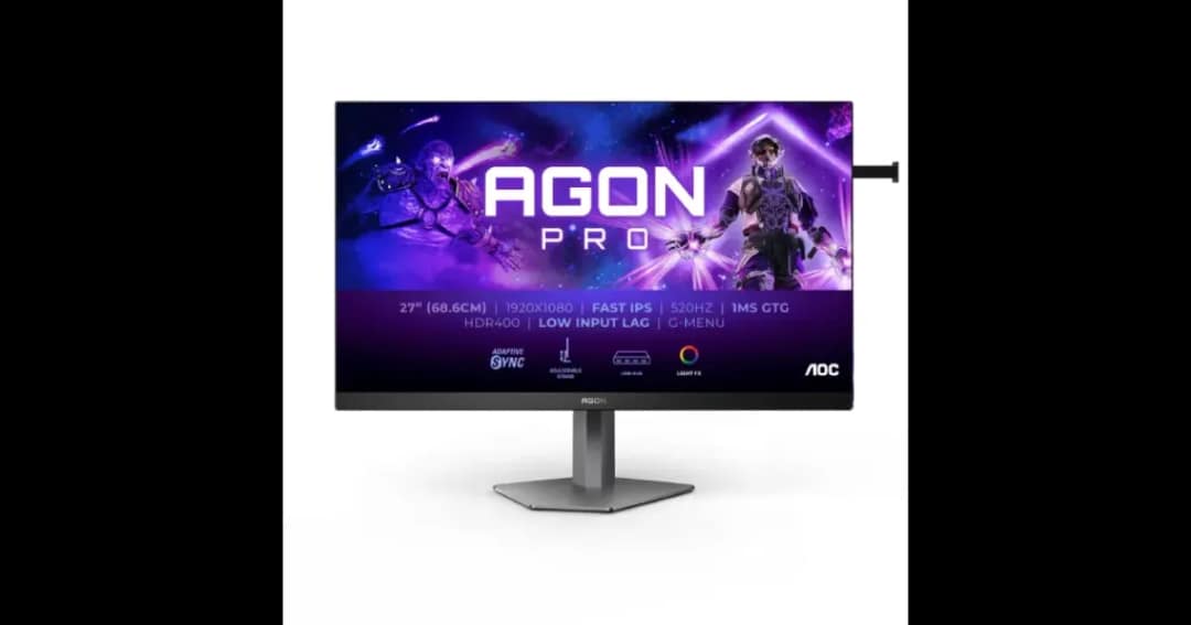 AOC AGON PRO AG276FK 27" 520Hz FHD Fast IPS Gaming Monitor
