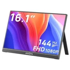 Arzopa G1 Game Max 16.1" 144Hz FHD IPS Portable Gaming Monitor