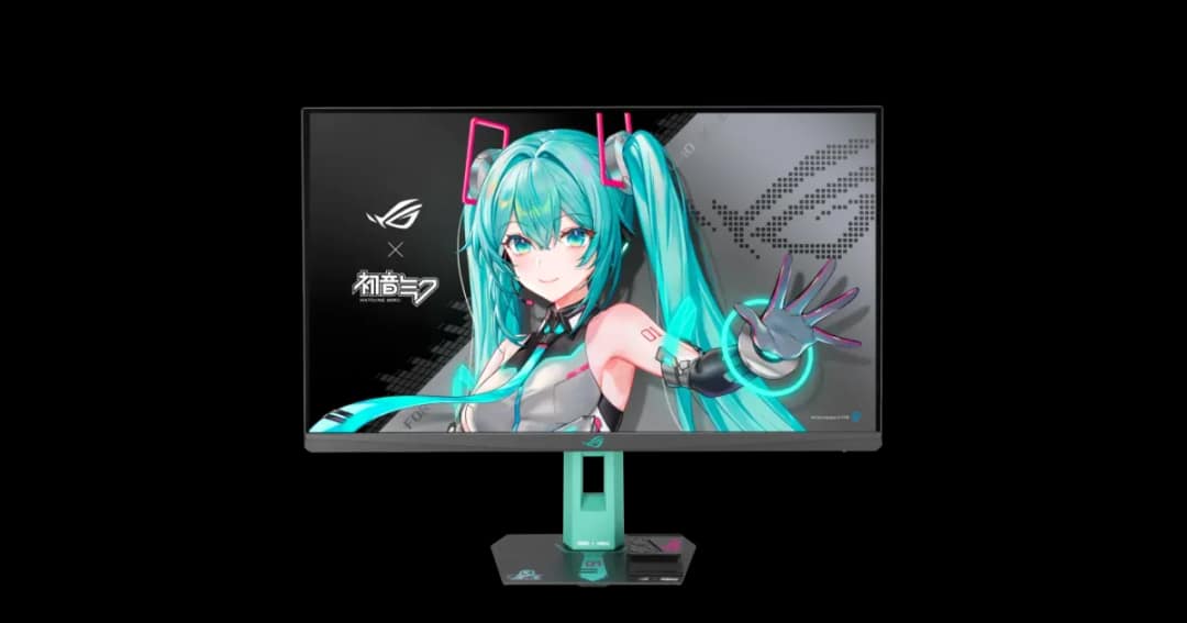 ASUS ROG Strix XG27ACMEG-G Hatsune Miku Edition 27" 2K 260Hz Fast IPS Gaming Monitor