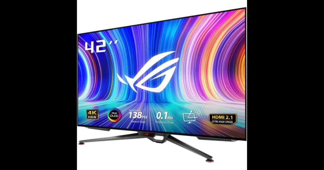 ASUS ROG Swift PG42UQ 41.5" UHD 4K HDR 138Hz OLED Gaming Monitor