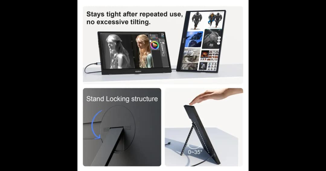 GEESUU LiuHe M156L1F 15.6" FHD IPS Portable Monitor