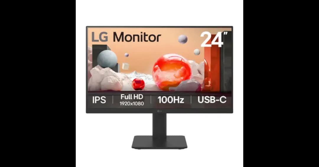 LG 24MS570B-B 24" FHD 100Hz IPS Monitor