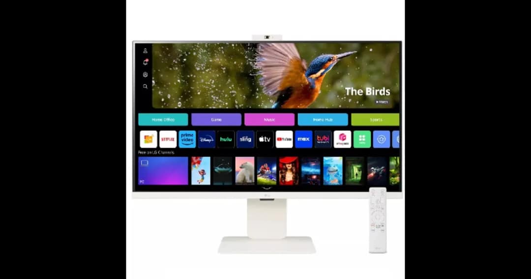 LG 32SR85U-W 32" 4K UHD IPS MyView Smart Monitor with webOS