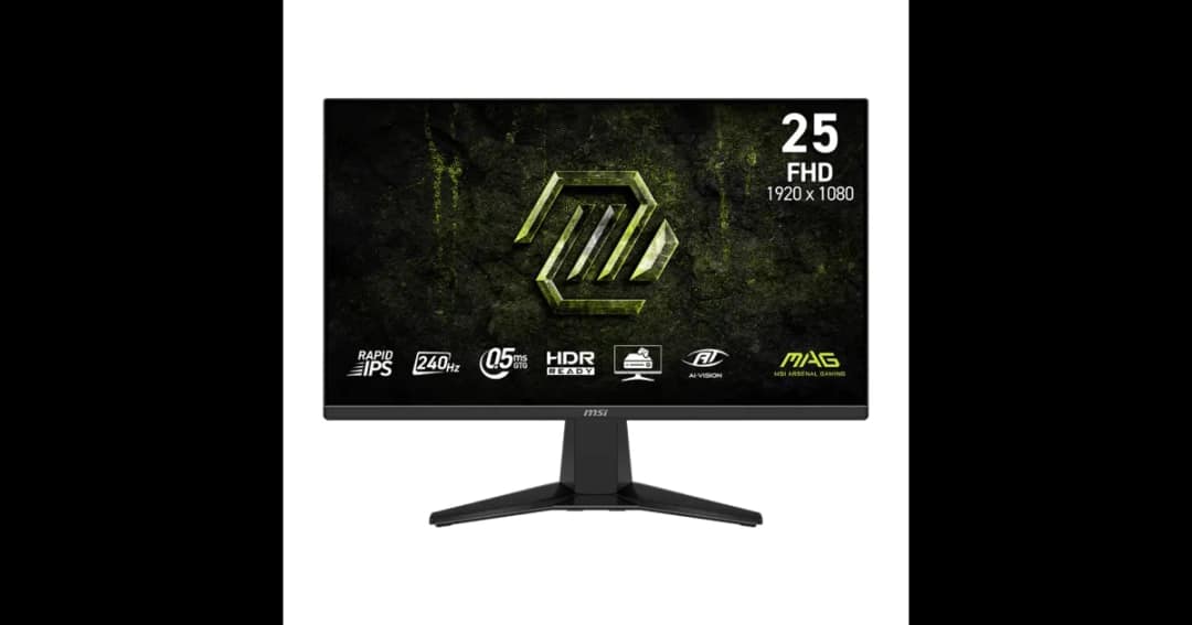 MSI MAG 255F X24 24.5" 240Hz Rapid IPS FHD Gaming Monitor