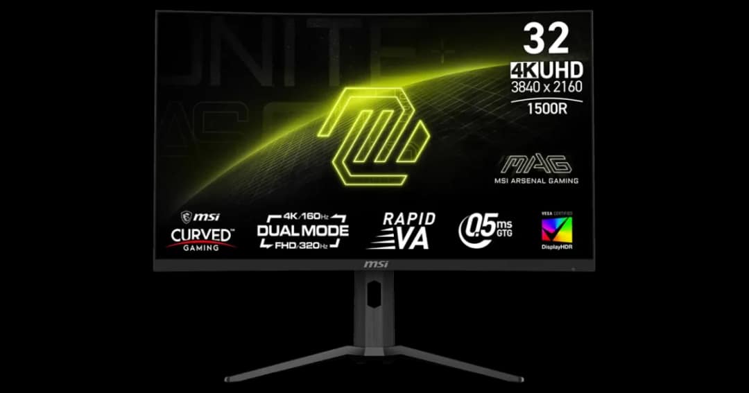 MSI MAG 321CUPDF 31.5" Dual Mode 4K Gaming Monitor