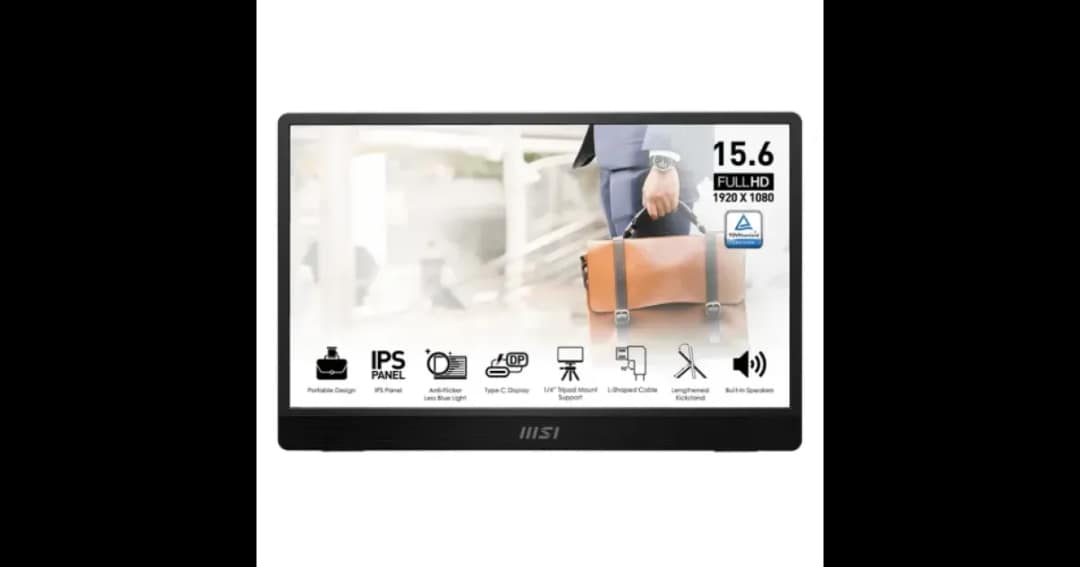 MSI PRO MP161 E2 15.6" IPS FHD Portable Monitor