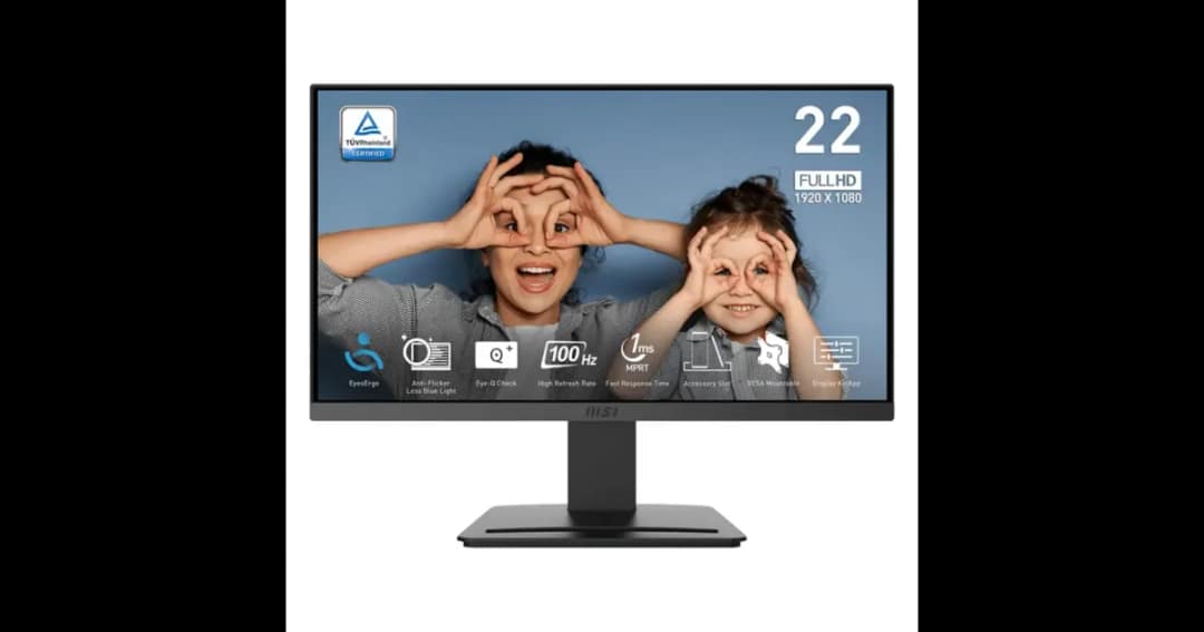 MSI PRO MP223 E2 21.45" 100Hz Full HD Business Monitor
