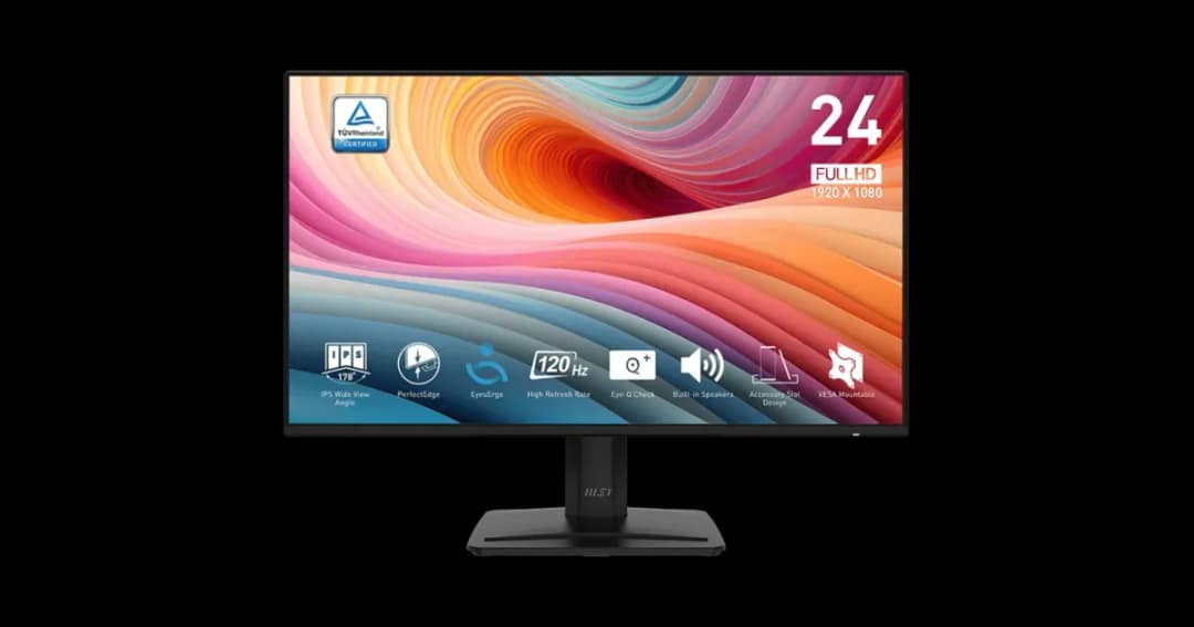 MSI PRO MP242A E2 24" 120Hz FHD IPS Business Monitor