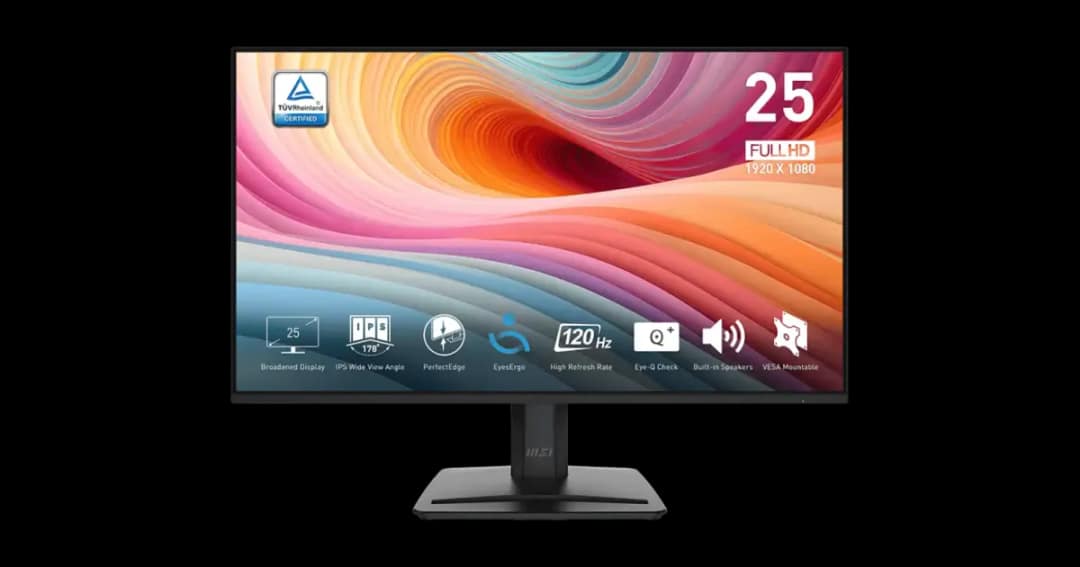 MSI PRO MP251 E2 24.5" 120Hz IPS FHD Monitor