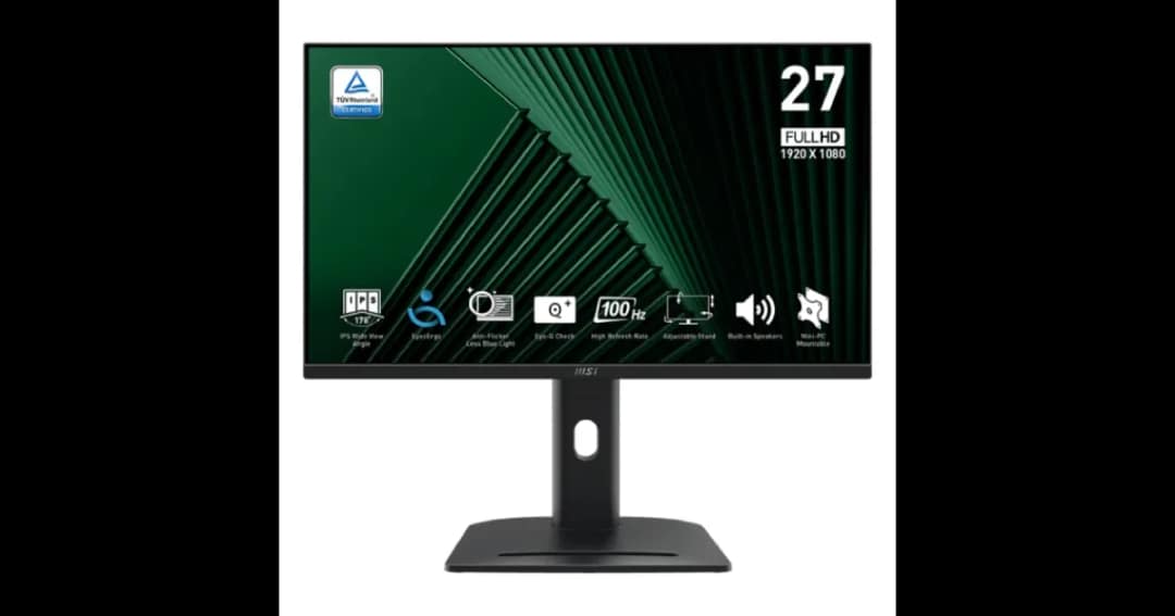 MSI PRO MP275PG 27" 100Hz 1ms FHD IPS Business Monitor