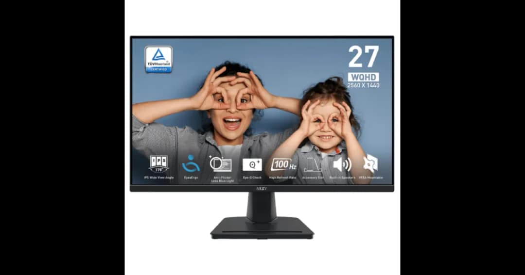MSI PRO MP275Q 27" 100Hz IPS WQHD Monitor
