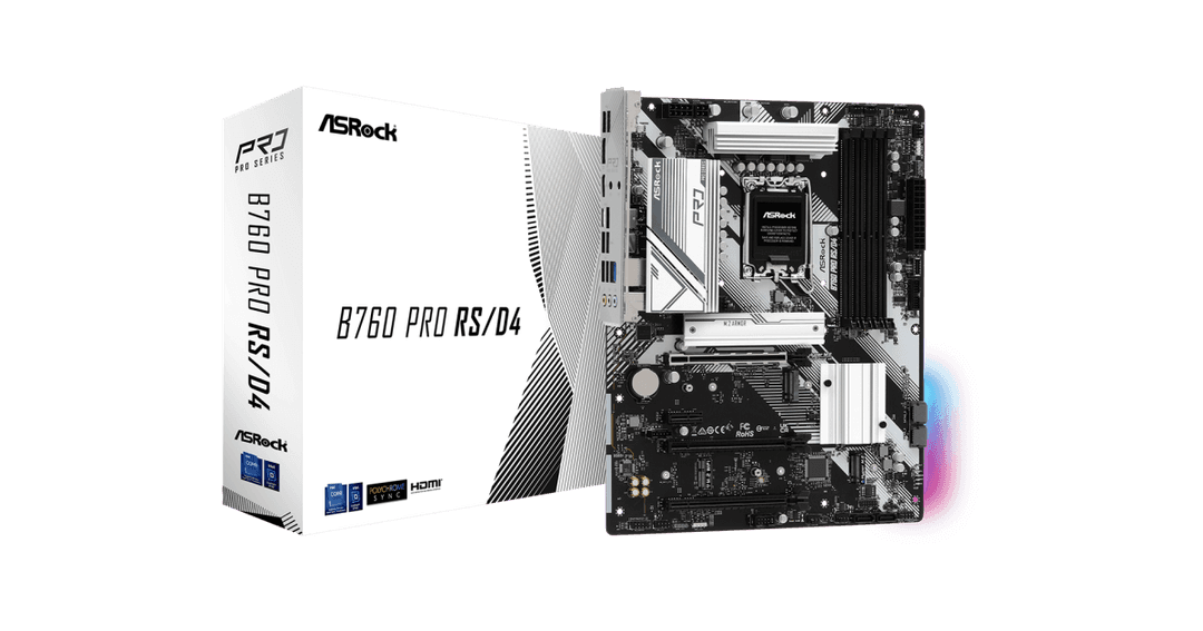 ASRock B760 Pro RS/D4 ATX Motherboard