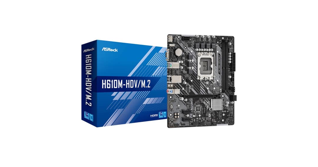 ASRock H610M-HDV/M.2 Micro ATX Motherboard