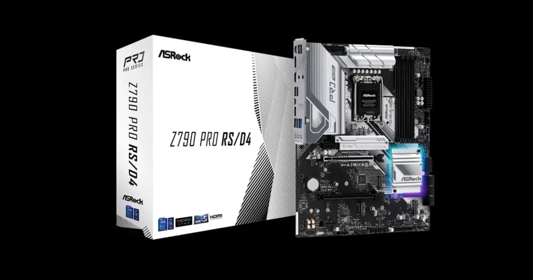 ASRock Z790 Pro RS/D4 ATX Motherboard