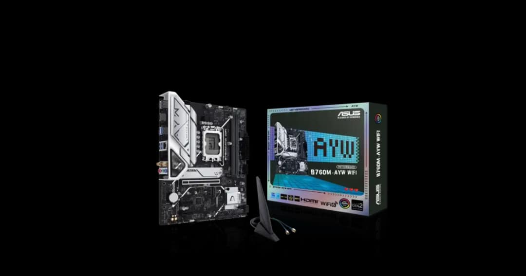 ASUS B760M-AYW WIFI mATX Motherboard