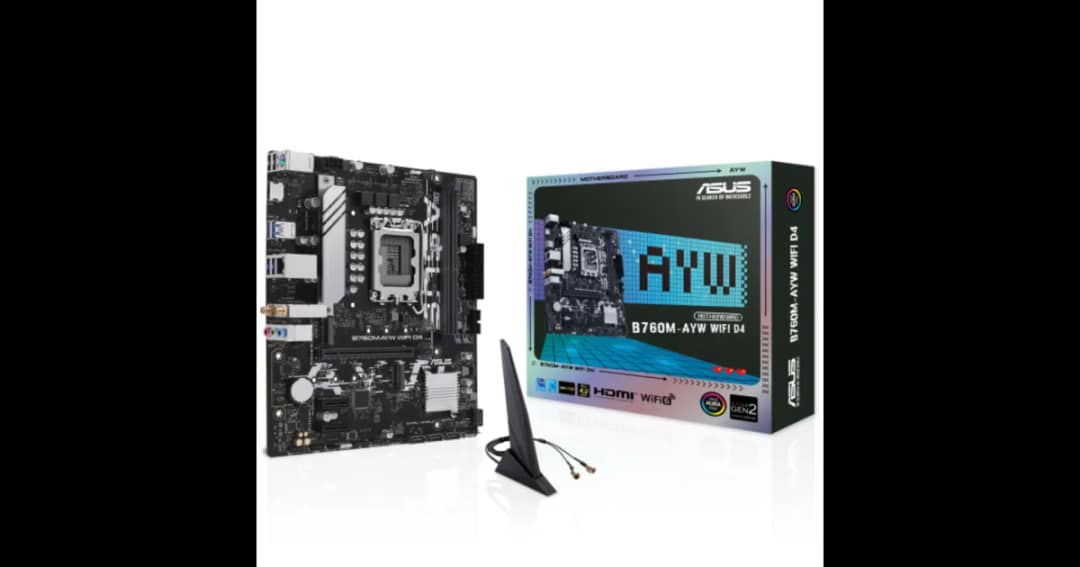 ASUS B760M-AYW WIFI D4 mATX Motherboard