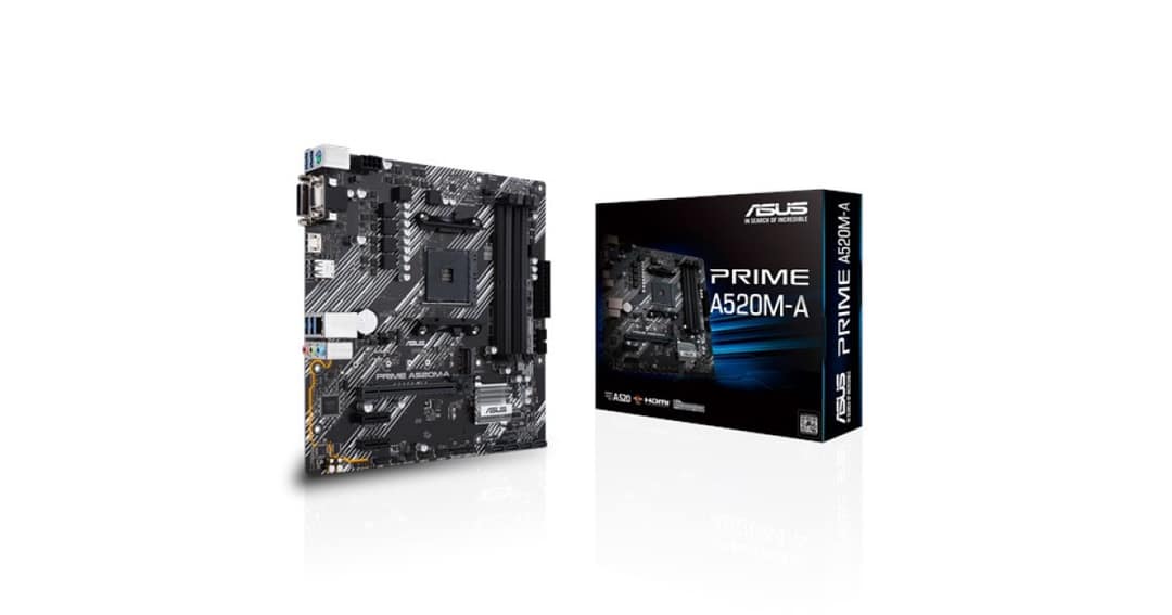 Asus Prime A520M-A Micro ATX AM4 Motherboard