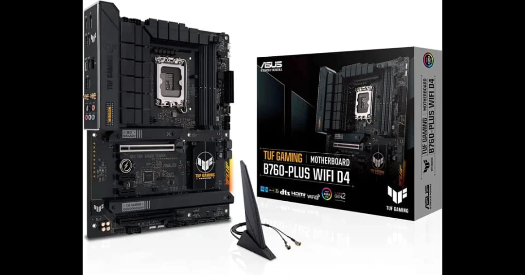 Asus TUF GAMING B760-PLUS WIFI D4 ATX Motherboard