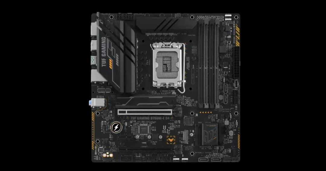 Asus TUF GAMING B760M-E D4 mATX Motherboard