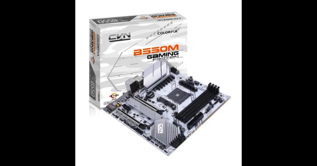 Colorful CVN B550M GAMING FROZEN V15 AM4 mATX Motherboard