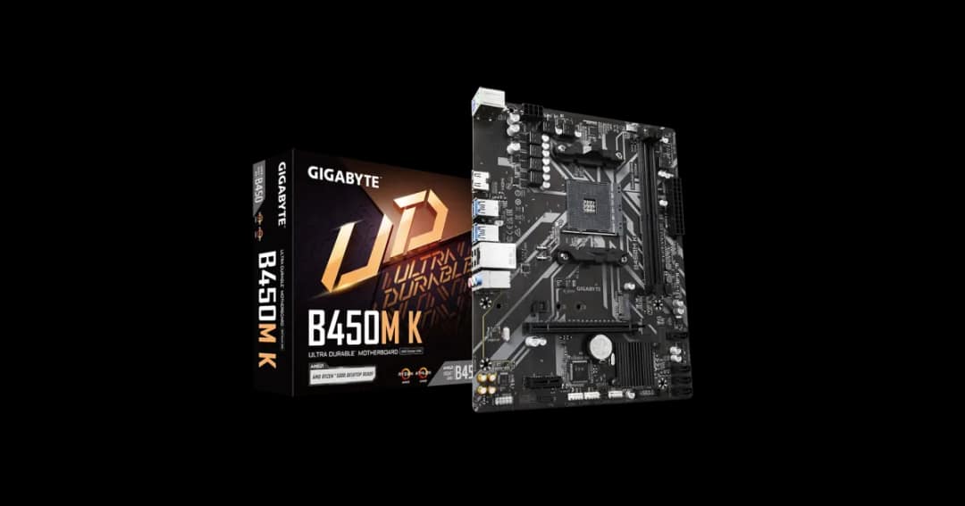 GIGABYTE B450M K AMD AM4 Micro ATX Motherboard