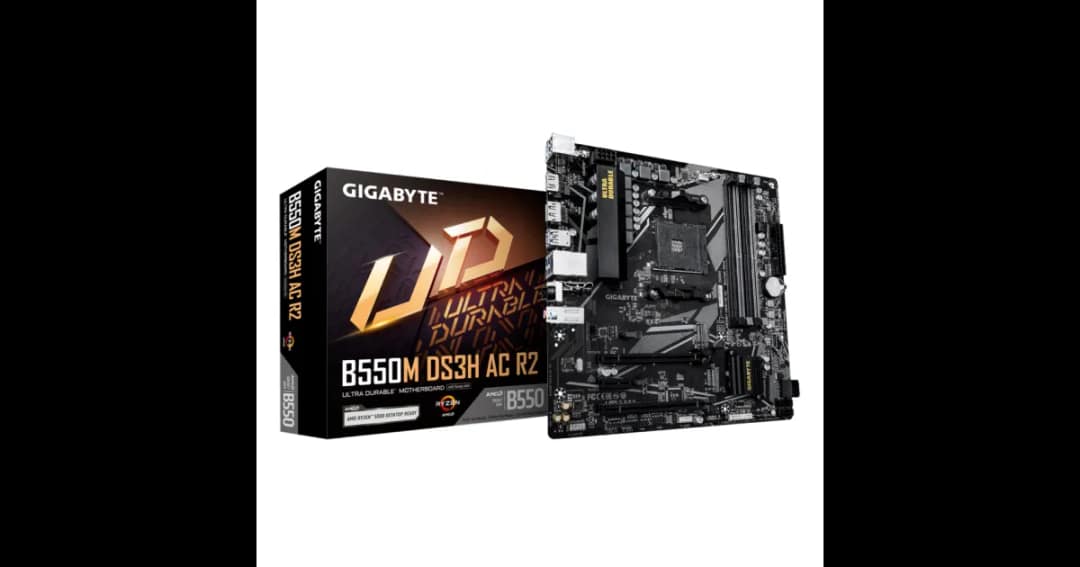 GIGABYTE B550M DS3H AC R2 mATX AMD Motherboard