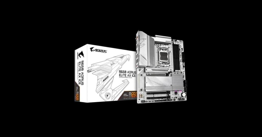 GIGABYTE B650 AORUS ELITE AX ICE DDR5 AM5 ATX Motherboard