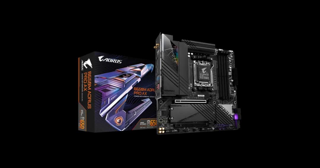 GIGABYTE B650M AORUS PRO AX DDR5 AMD AM5 Micro-ATX Motherboard