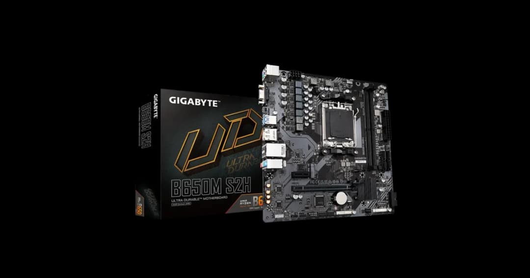 GIGABYTE B650M S2H AM5 Micro-ATX Motherboard